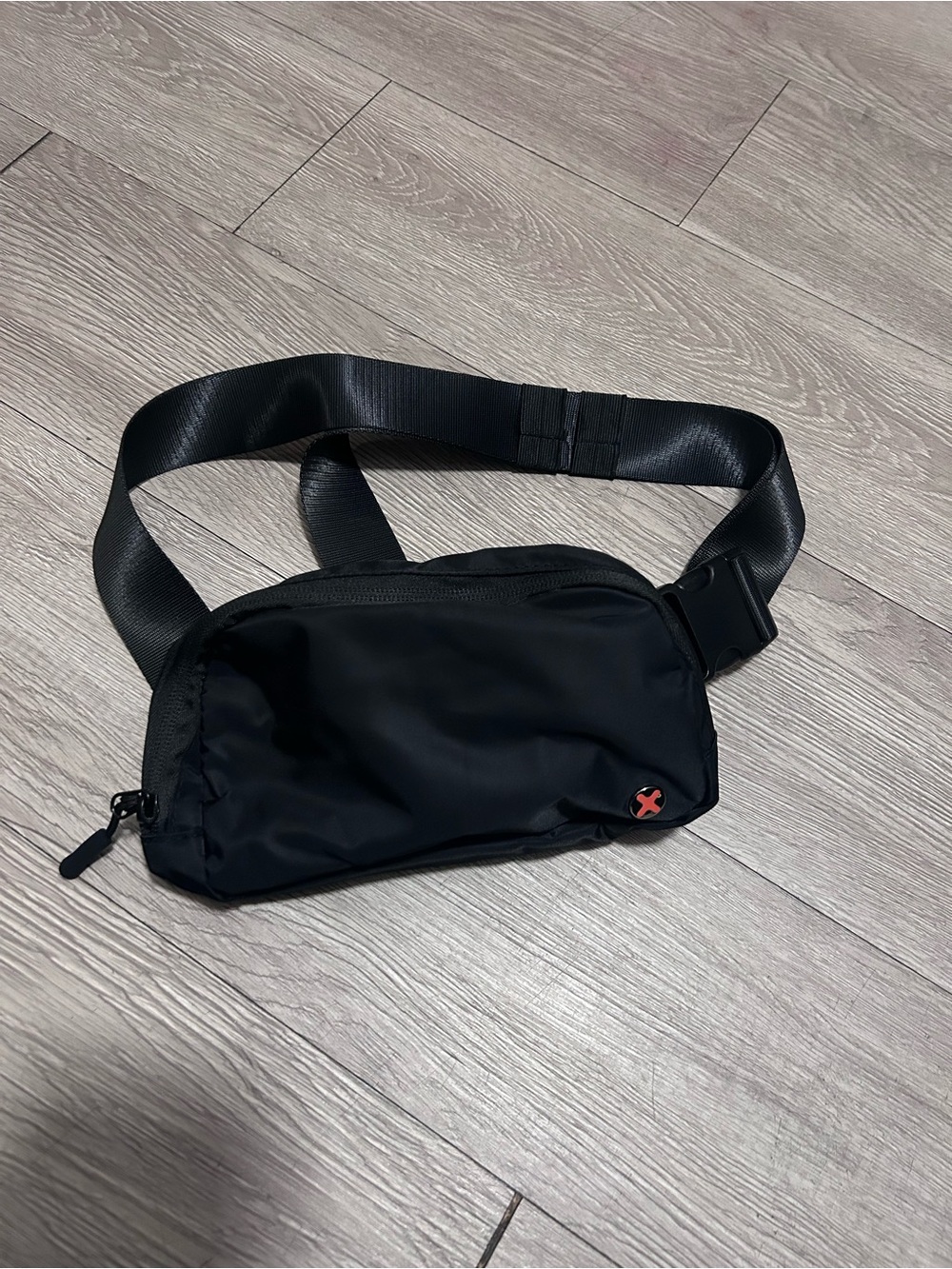 Black Women's Crossbody Bag with Adjustable Strap
